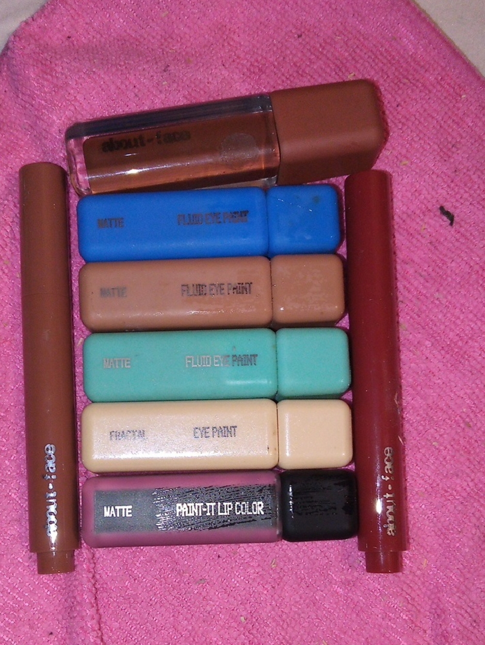 Neutral & Bright Matte Liquid Lip and Eye Paint Set - Multiple Shades